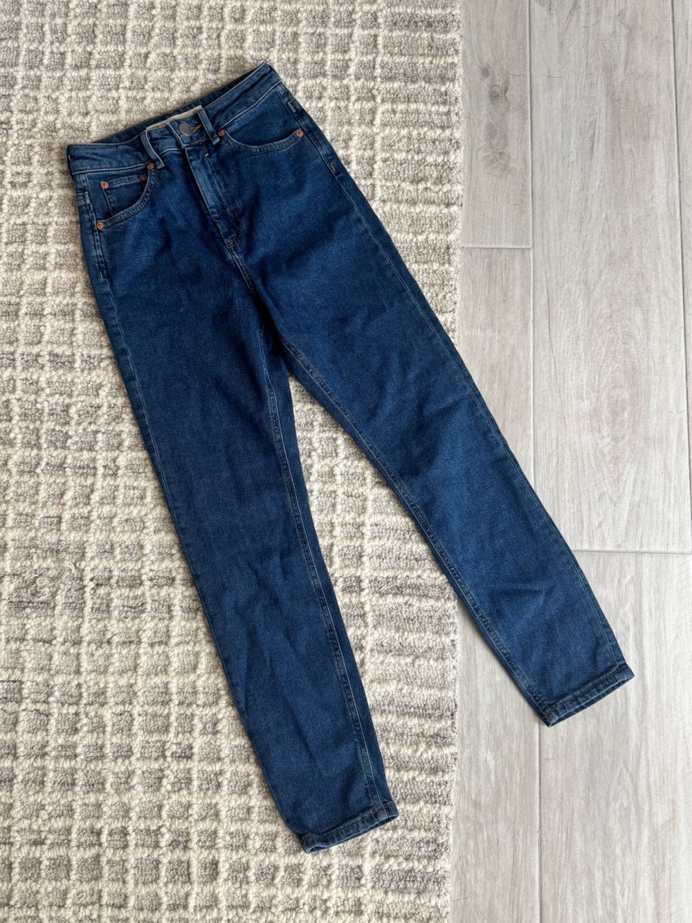 ASOS Dark Indigo High-Rise Jeans
